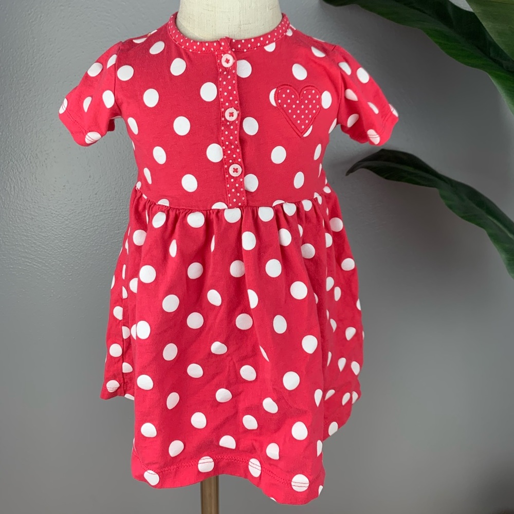 Baby Toddler Girls Polka Dot Flare Skater Dress